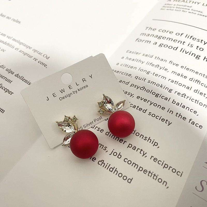 Women's Needle French Pearl Butterfly High Sense Design Rings