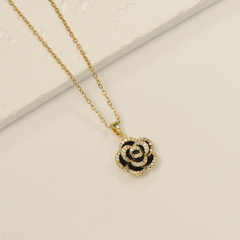 Korean Fairy Temperamental Simple Love Pearl Clavicle Necklace