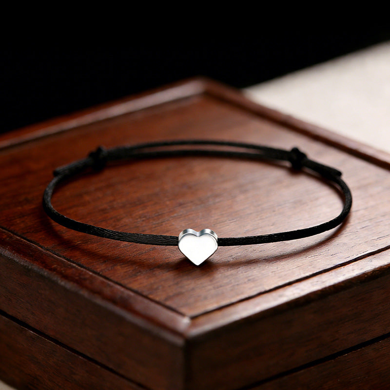 Adjustable Lucky Love Heart Shape Ten Colors Bracelet