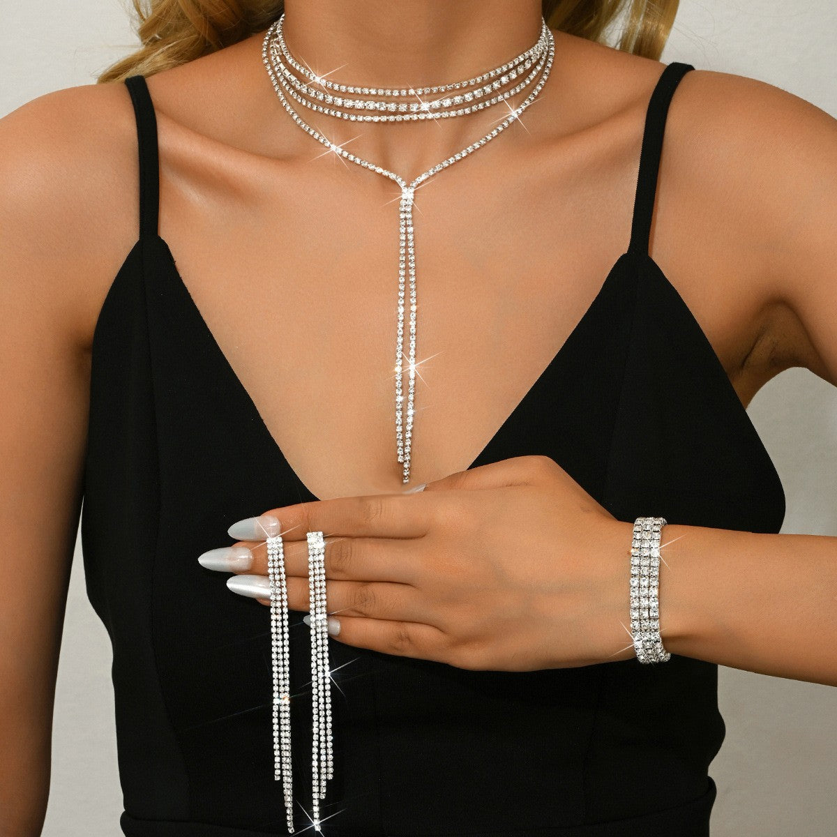 Bone Chain Cold Style Design Choker Necklaces