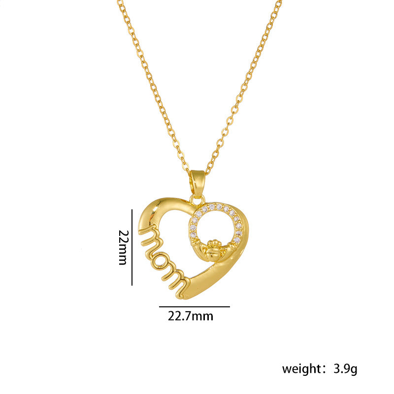 Mother's Day Female Design Love Graceful Clavicle Necklaces