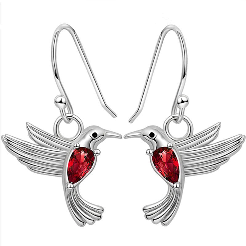 Wild Micro Inlaid Zircon Ear Hook Earrings