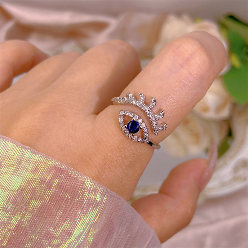 Yuan High-quality Zircon High-grade Color Retaining Open Rings