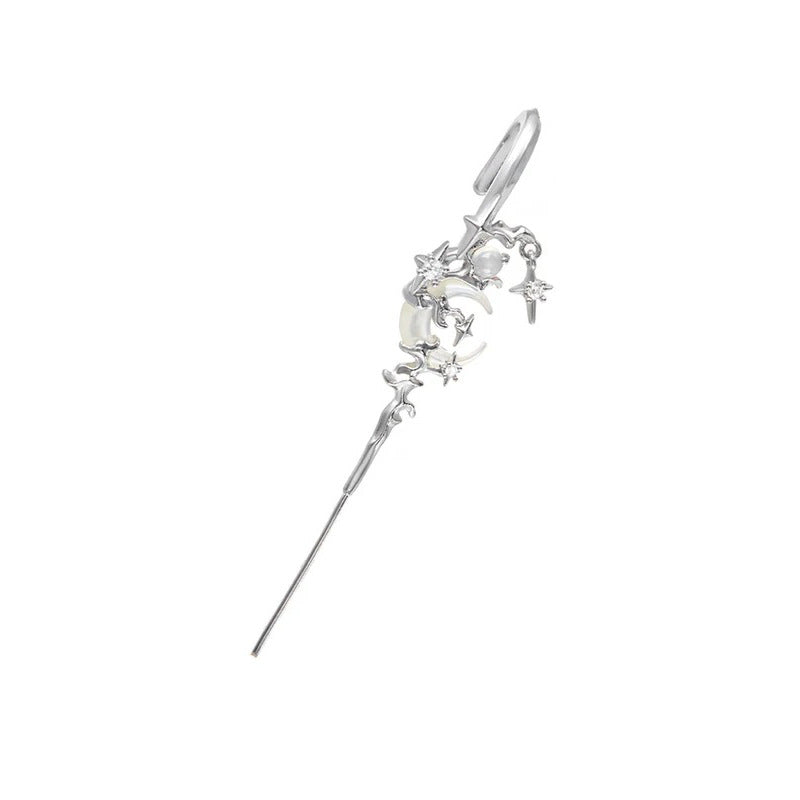 Women's Star Moon Diamond Geometric Fashion Personalized Earrings