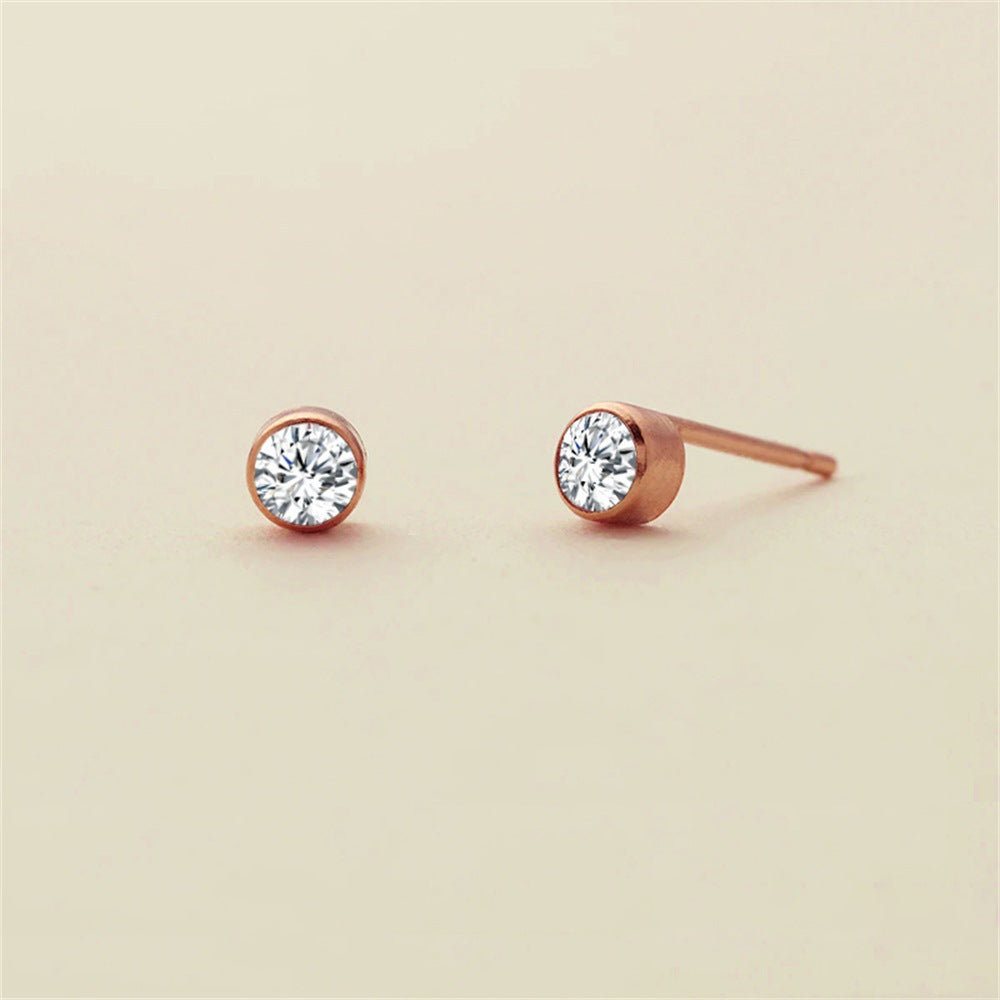 Color Niche Stainless Steel Gold Plated Earrings