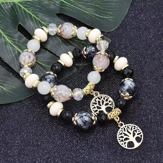 Fashion Lucky Tree Beaded Boho Micro Bracelets