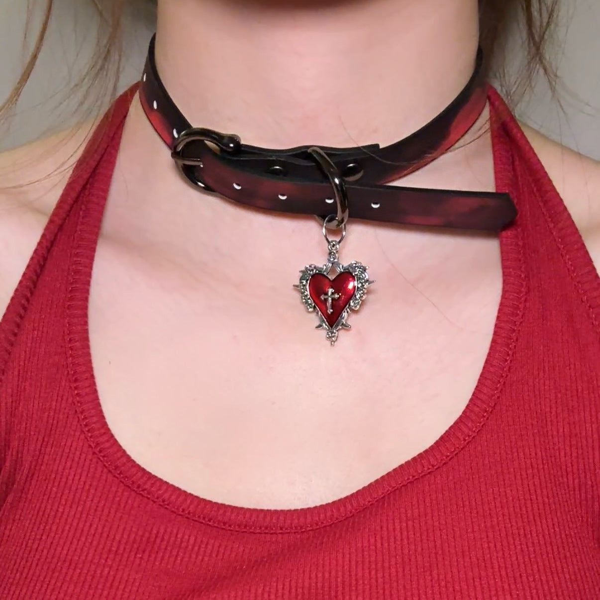 Women's Warm Color Changing Leather Hot Senior Clavicle Collar
