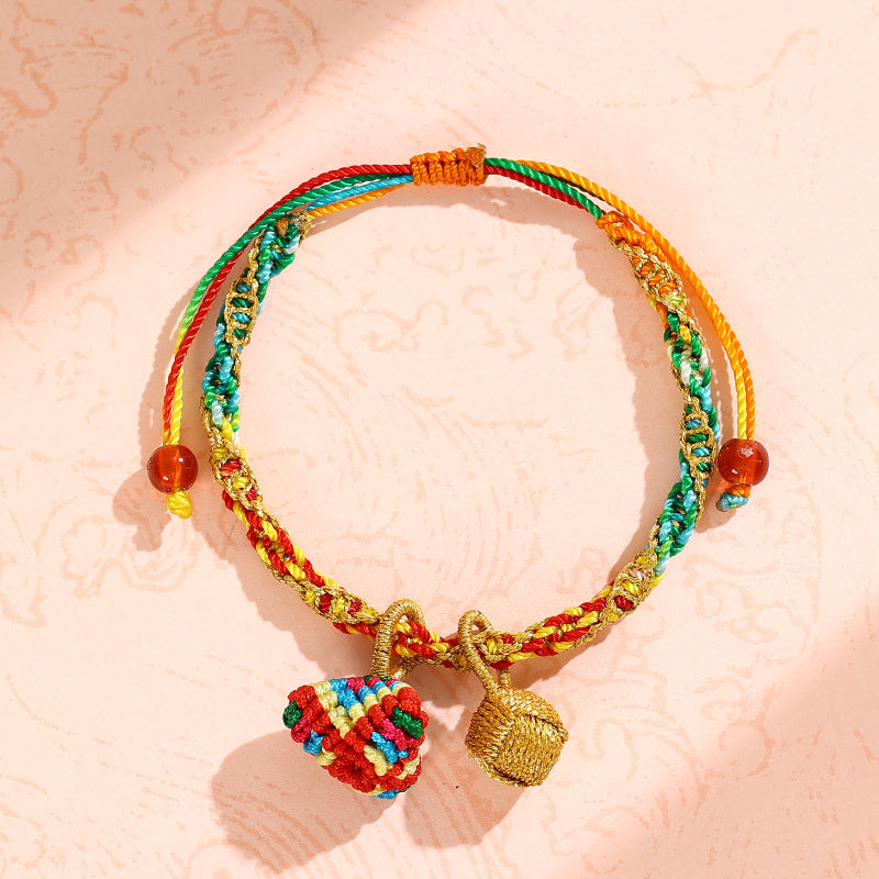 Children's Dragon Boat Festival Colorful Rope Hand-woven Bracelets