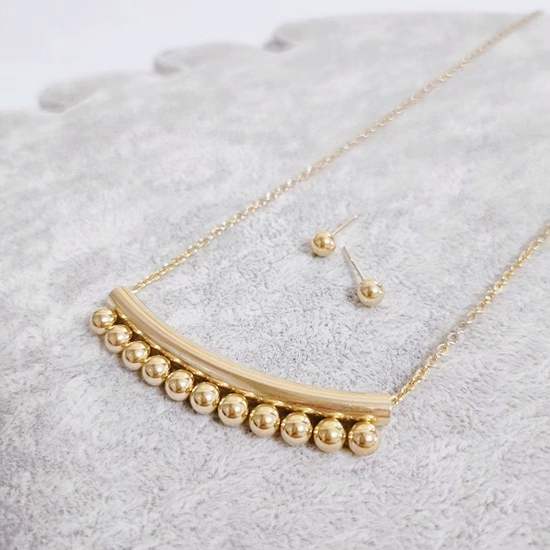 High Quality Color Protection Light Luxury Titanium Necklaces