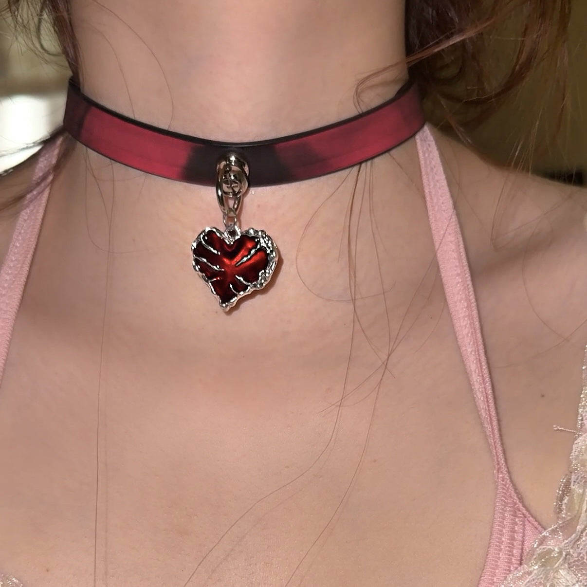 Women's Warm Color Changing Leather Hot Senior Clavicle Collar