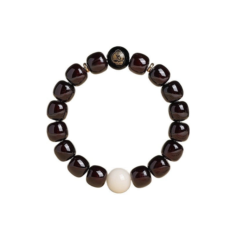 Women's Bodhi Single Circle Heart Old Materials Root Zodiac Boys Hand Bracelet