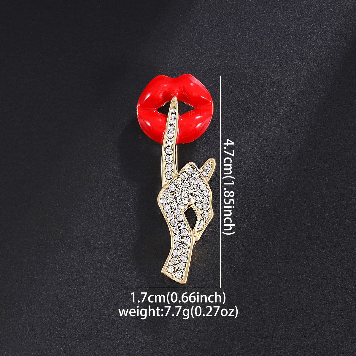 Women's & Men's Elegant Brooch Alloy Rhinestone Niche Design Business Corsage Brooches