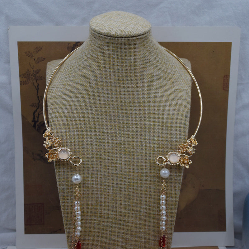 Chinese Clothing Tassel Stall Studio Graphy Female Collar