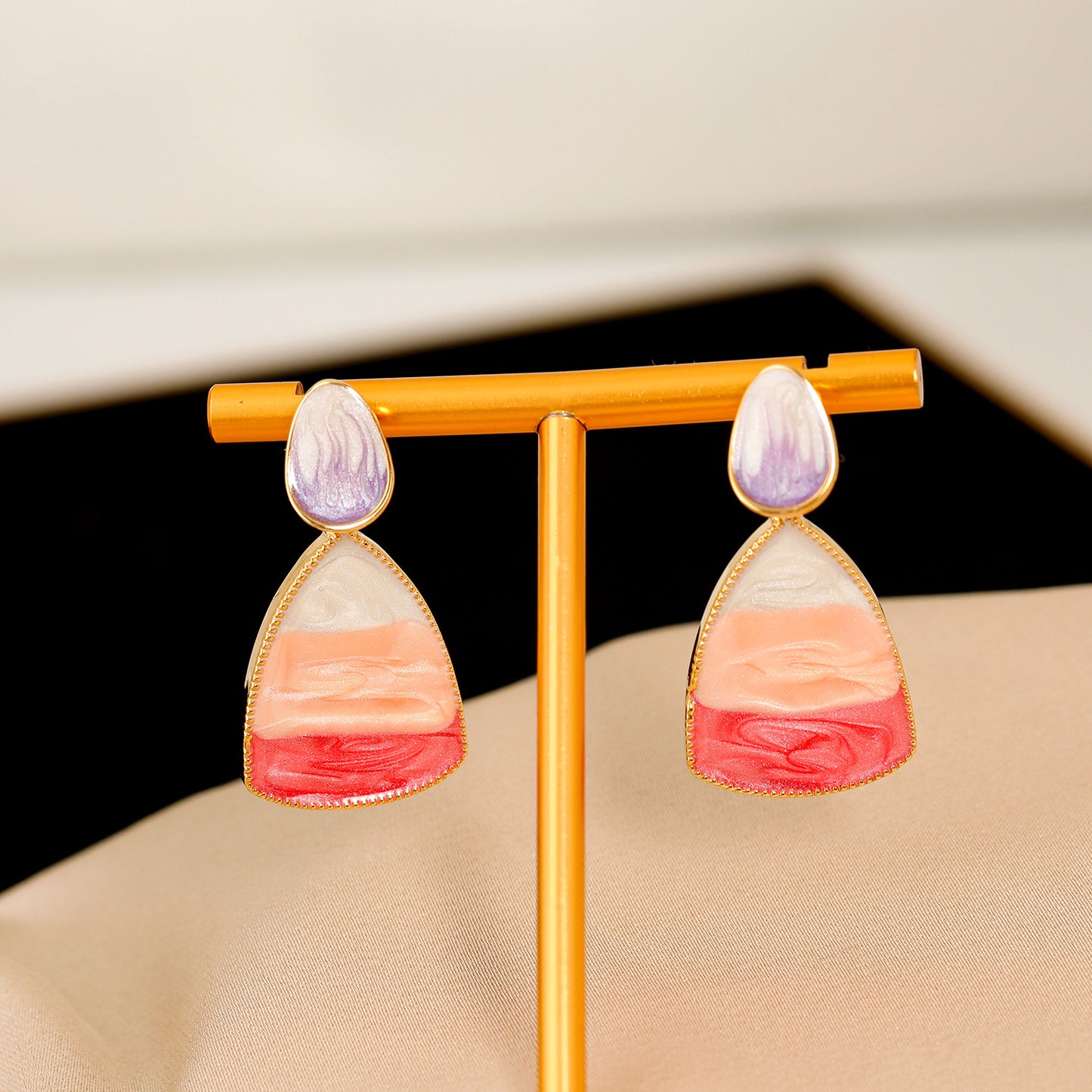 Sier Needle Bohemian Style Design Sense Fashion Summer Earrings
