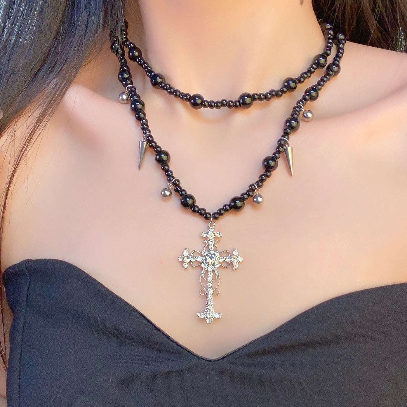Men's Punk Street High-grade Clavicle Chain Asian Culture Necklaces