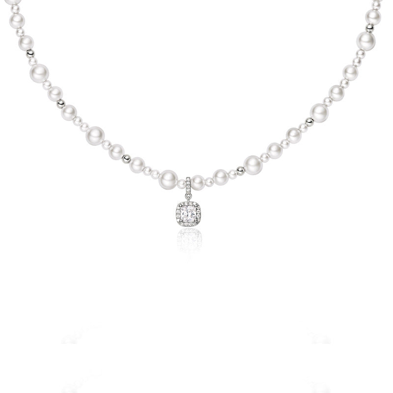 Where Simple Bubble Cube Sugar Beads Female Light Luxury High-grade Necklaces