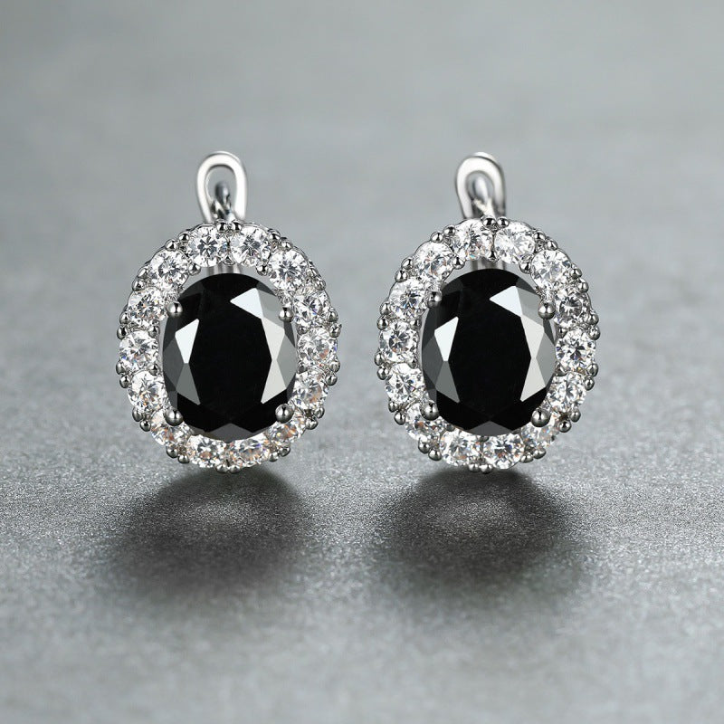 Women's White Diamond For Small Personality Simple Stud Earrings
