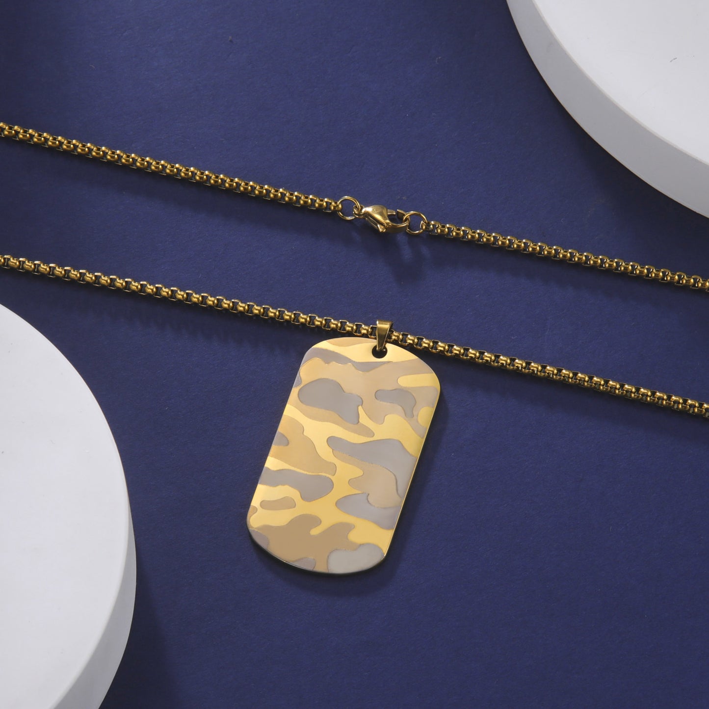 Men's Stainless Steel Dog Tag Sweater Chain High-grade Necklaces