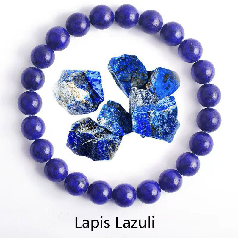 Red Green Treasure Amethyst Sunstone Lapis Lazuli Tiger Eye Handmade Bracelets