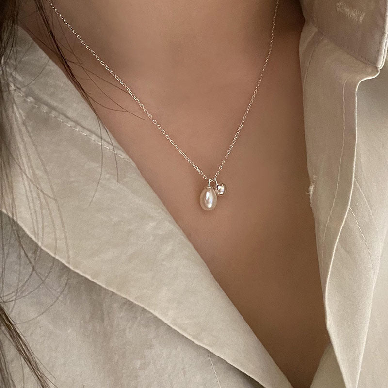 Women's Fashion Unique Sweet Sier Clavicle Chain Necklaces