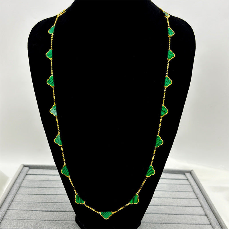 Fritillary Affordable Luxury Fashion Titanium Steel Necklaces