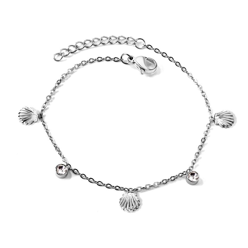 Simple Exquisite Refined Grace Cold Style Stainless Bracelets