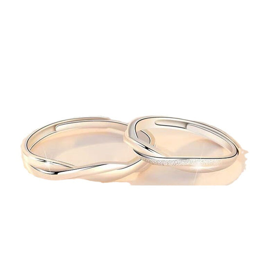 Couple Pair Niche Design Female Simple Rings