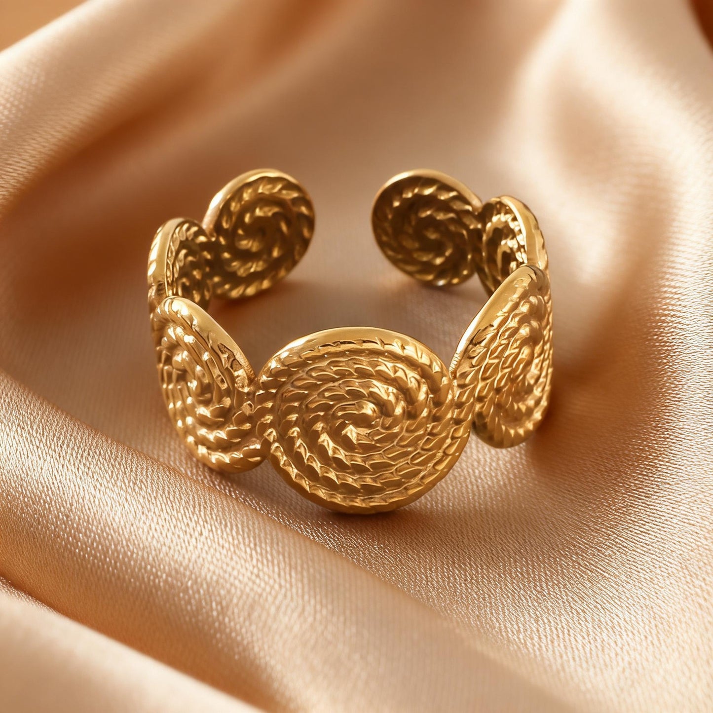 Steel Open-end Niche High-grade Fashion Trend Affordable Luxury Style Ring