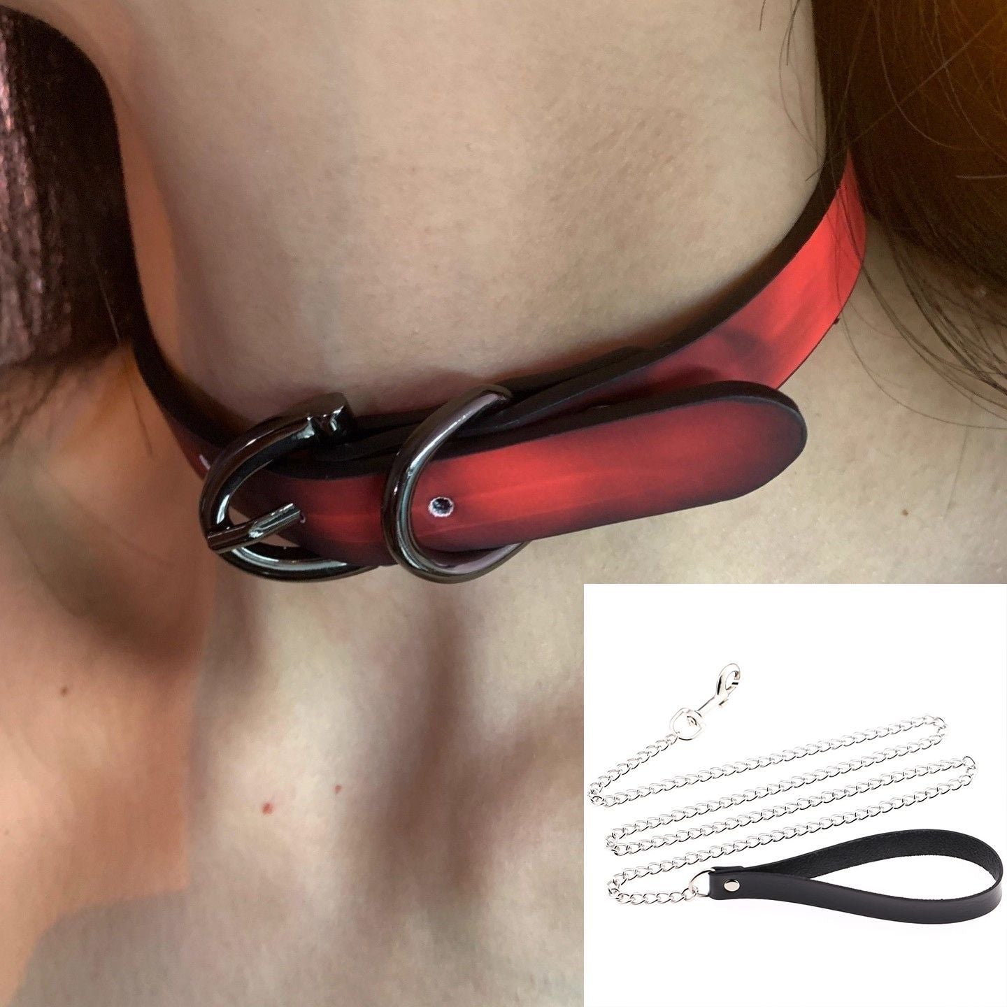 Warm Color Changing Hot Soft Leather Trendy Cool High-grade Clavicle Collar