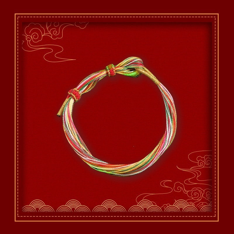 Children's Dragon Boat Festival Colorful Rope Chic Carrying Strap Batch Bracelet
