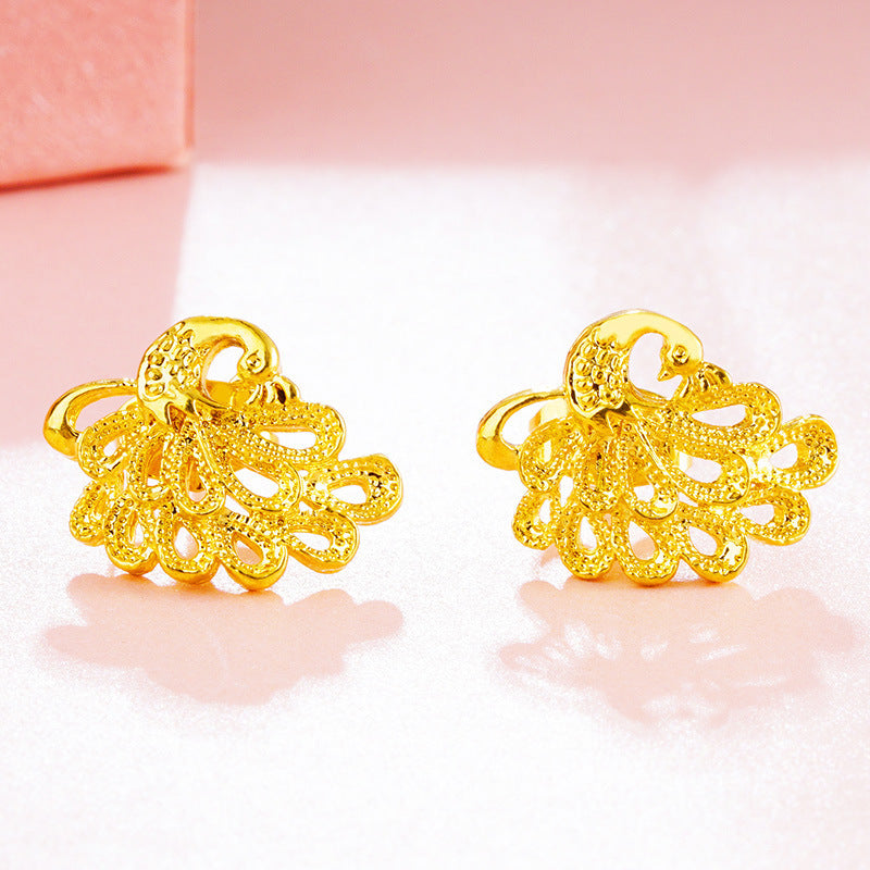 Women's Placer Gold Tassel No Color Fading Rings