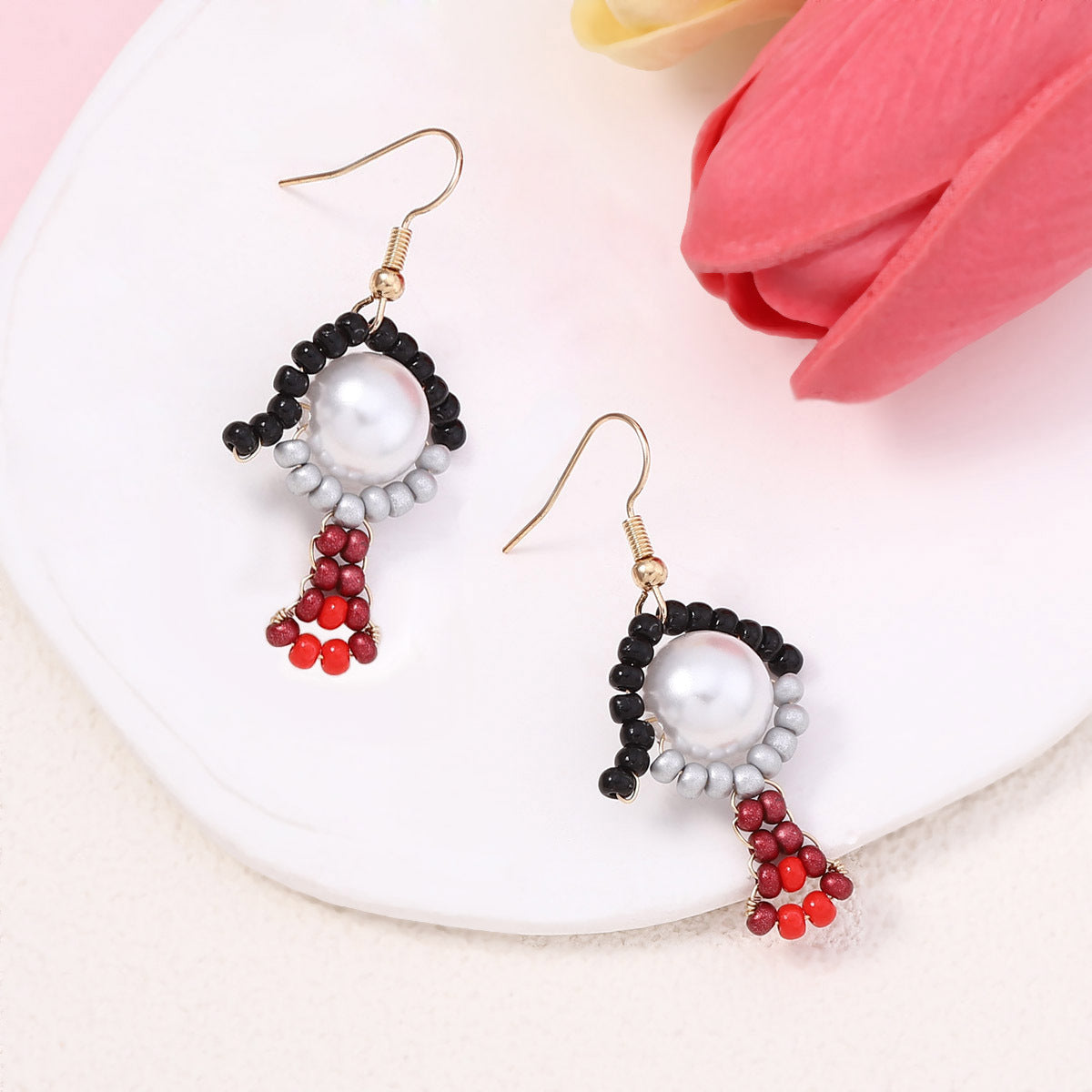 Beaded 3d Special Niche Funny Cute Ear Hook