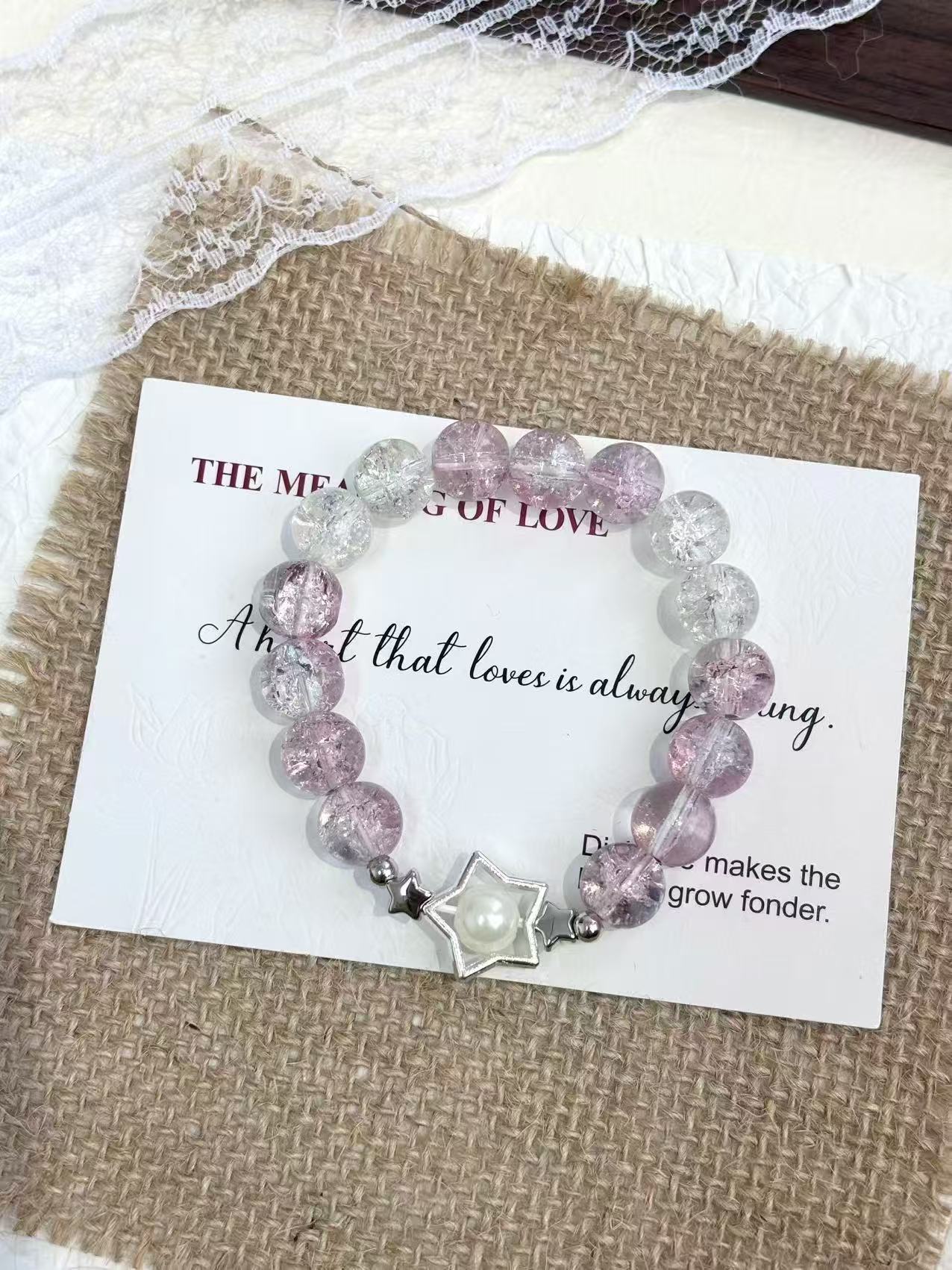 Galaxy Niche Sweet Msn Couple Yu Broken Bracelet