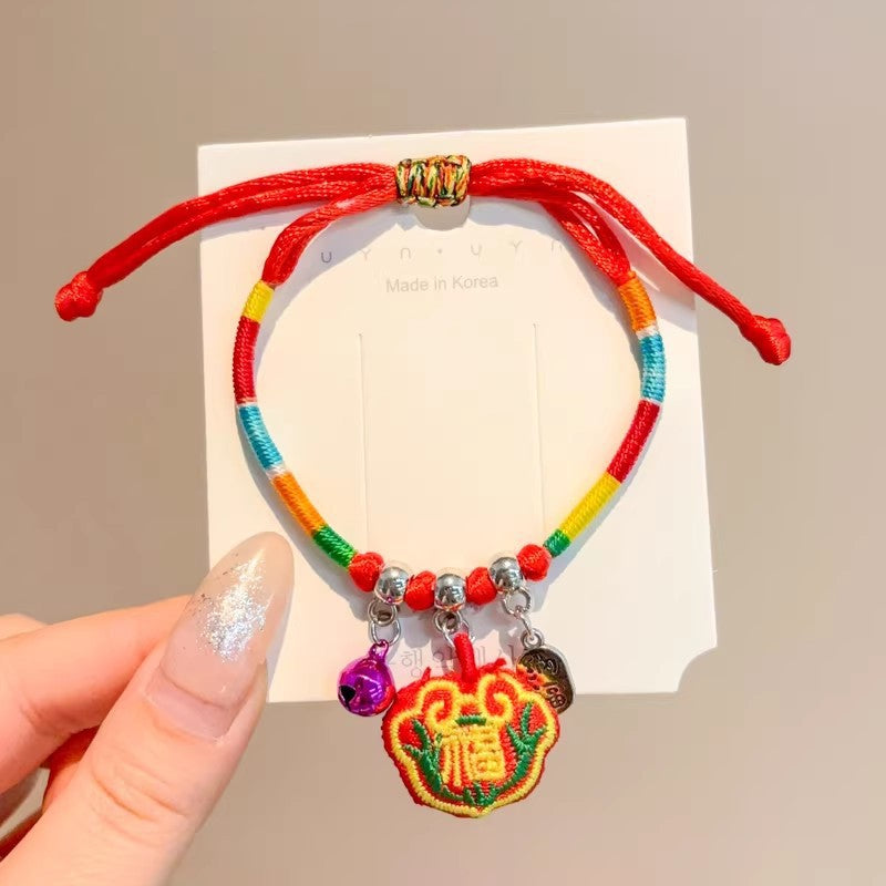 Dragon Boat Festival Colorful Rope Hand Woven Line Holiday Gift Bracelets