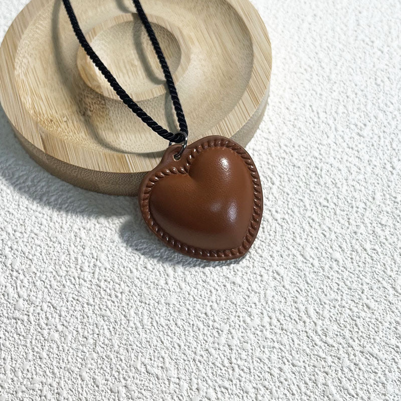 Leather Mild Luxury Retro Long Sweater Necklaces