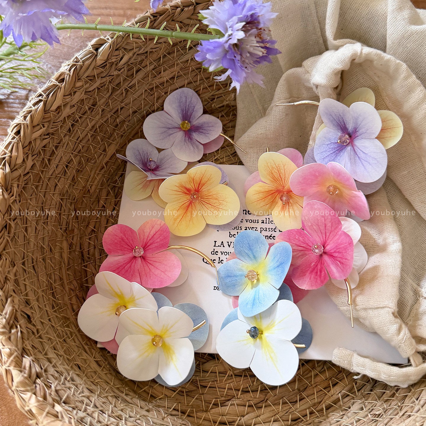 Hoop Female Vacation Style Unique Beautiful Exaggerated Ear Square Round Earrings