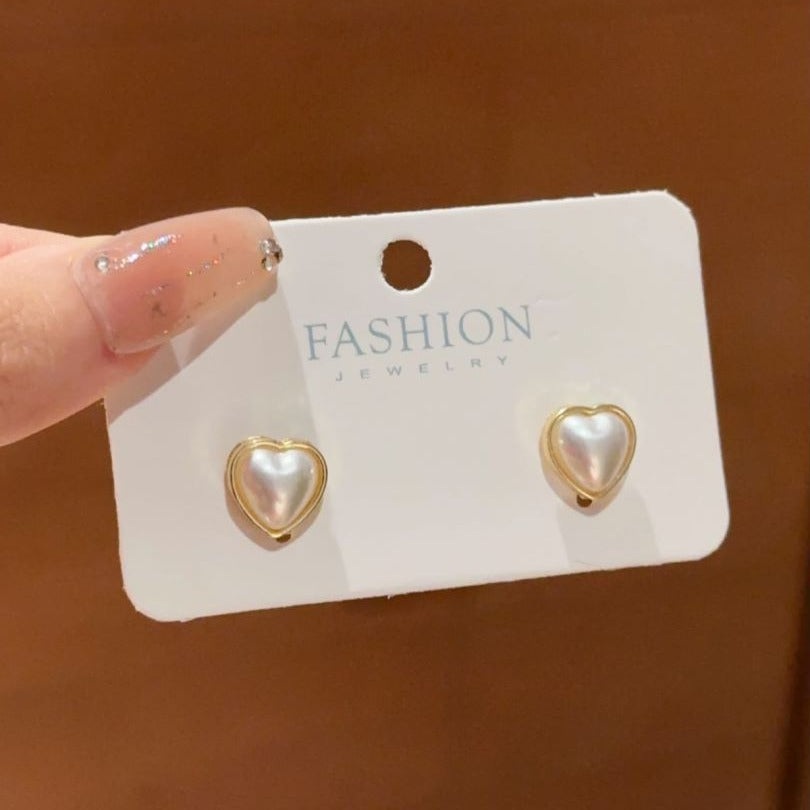 Women's Low Price Light Luxury Premium Temperamental Pearl Eardrops Rings