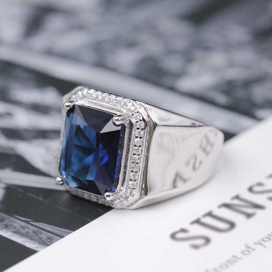 Men's Power Style Personalized Fashion Ornament Sier Rings