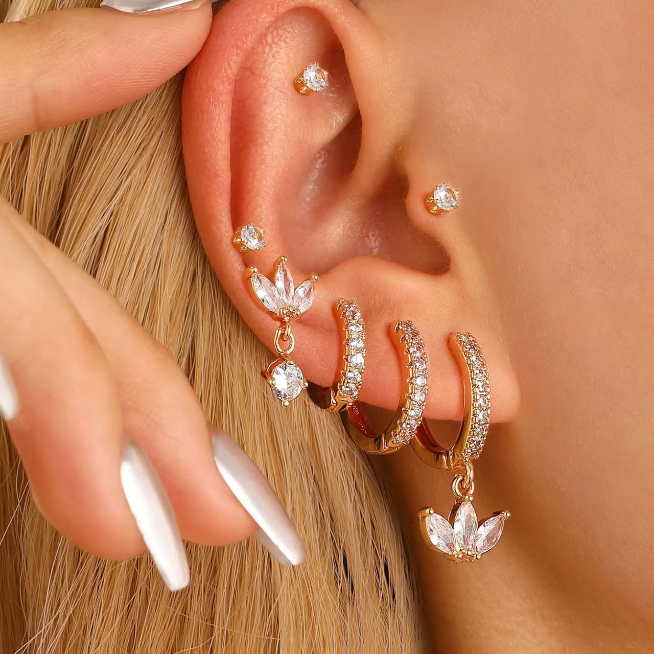 Glamorous Beautiful Ear Bone Clip High Rings