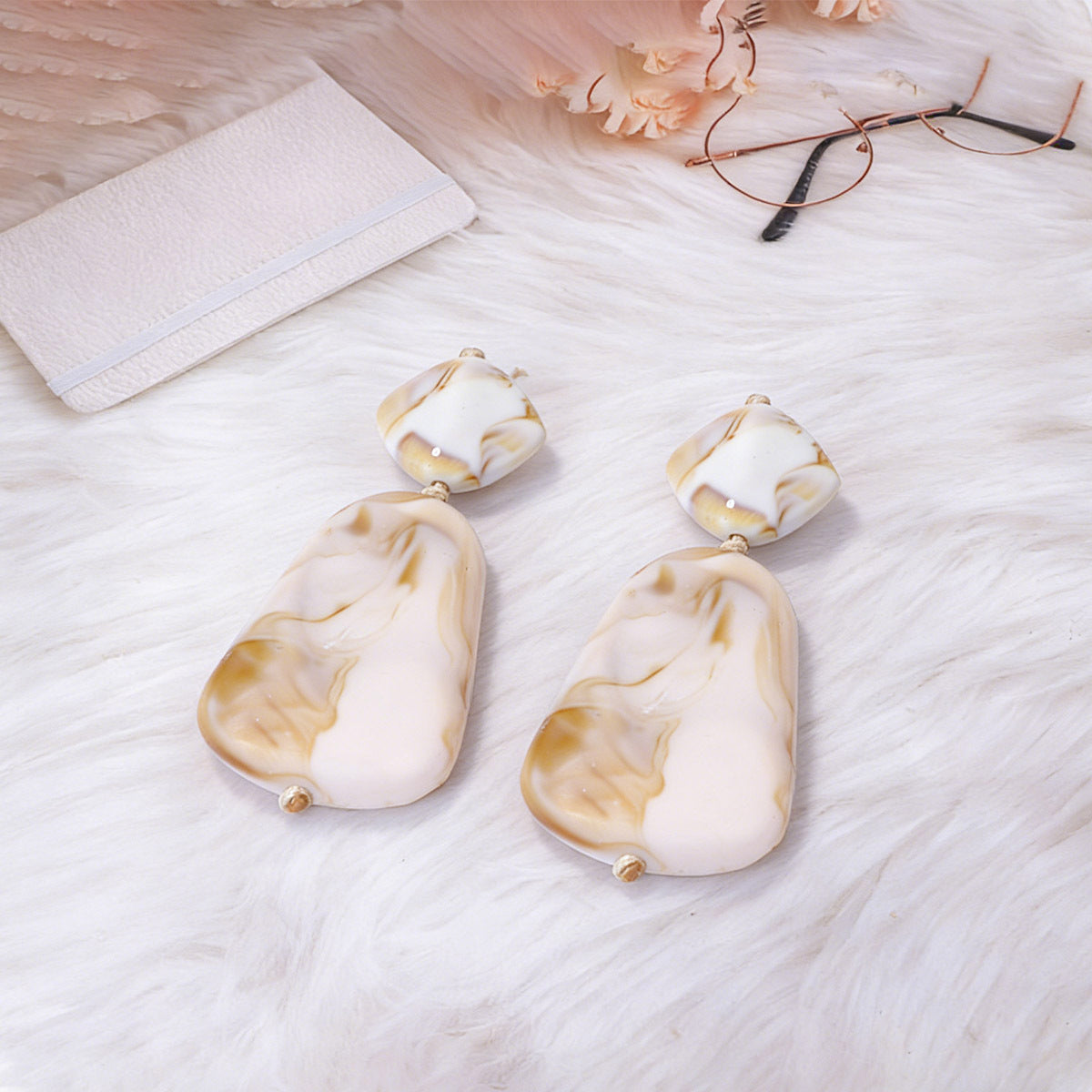 Style Light Luxury High-grade Halo Dyed Irregular Jewelry Set