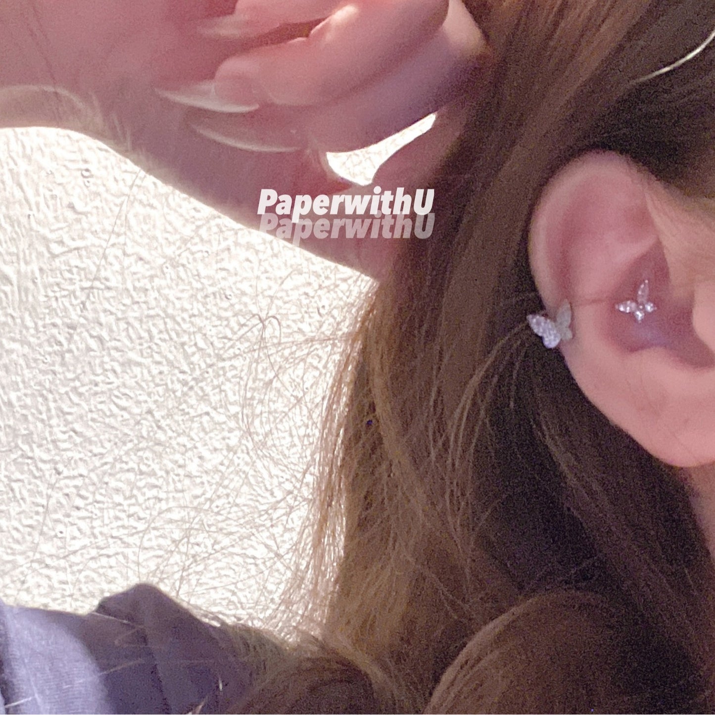 Ear Bone Pin Screw Super Fairy Stud Earrings