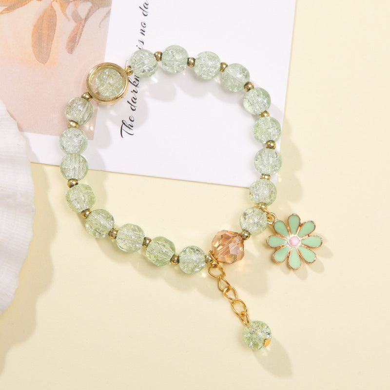 Flower Crystal Little Daisy Female Korean Jewelry Bracelets