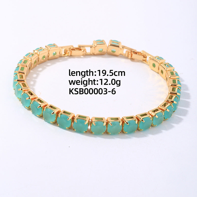 Women's Extended Buckle Ornament High Quality Color Bracelets