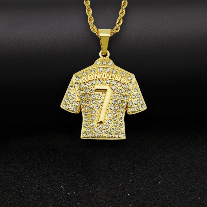 Women's & Men's Trendy Jewelry Hip Hop Cool Jersey Necklaces