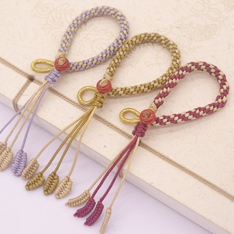 Woven Jin Gang Knot Bag Lanyard Jewelry Accessories