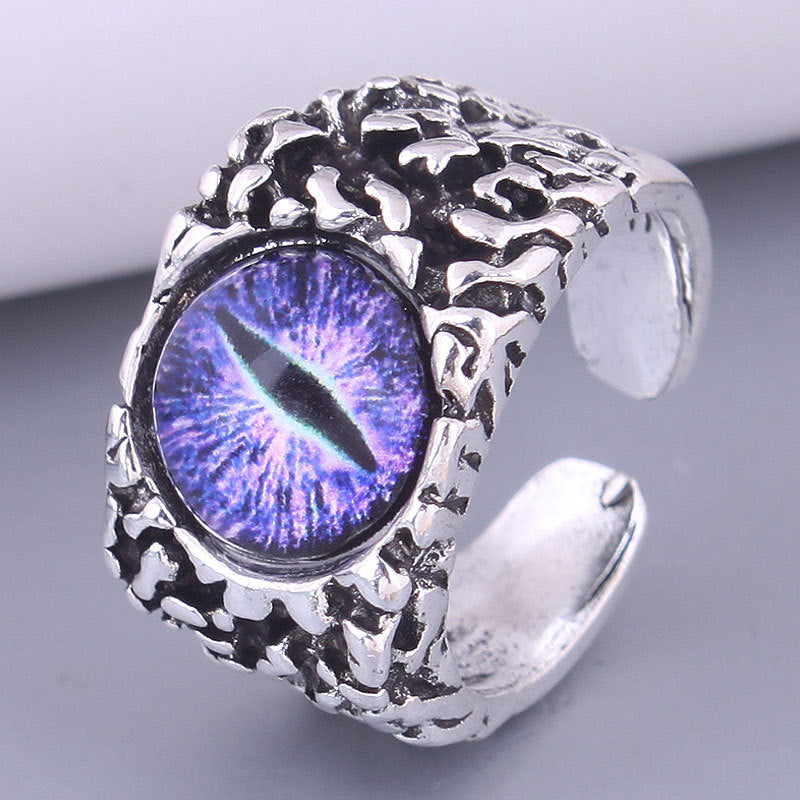 Fashion Retro Simple Devil Eye Temperament Ring