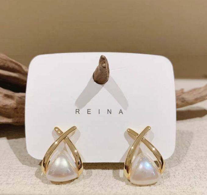 Women's Sier Needle High-grade Korean Affordable Luxury Earrings