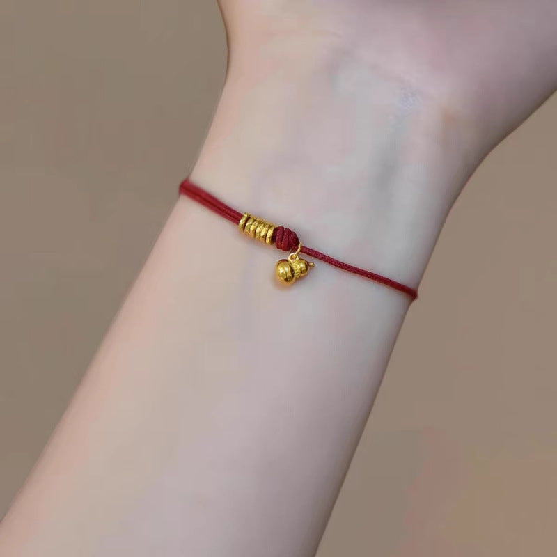 Fu Lu Hand Weaving Fate Good Luck Red Bracelets
