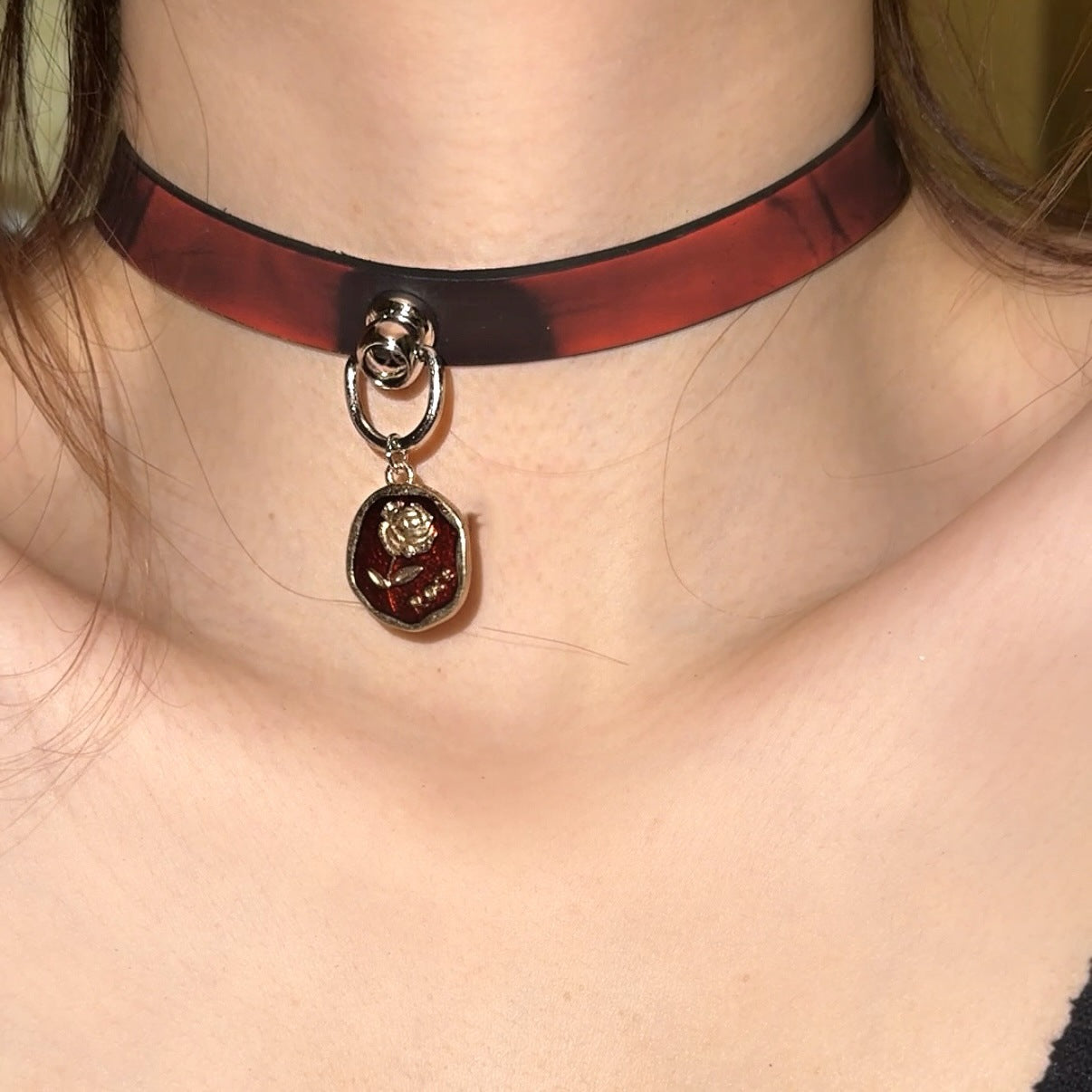 Paw Hot Soft Leather Trendy Cool High-grade Collar