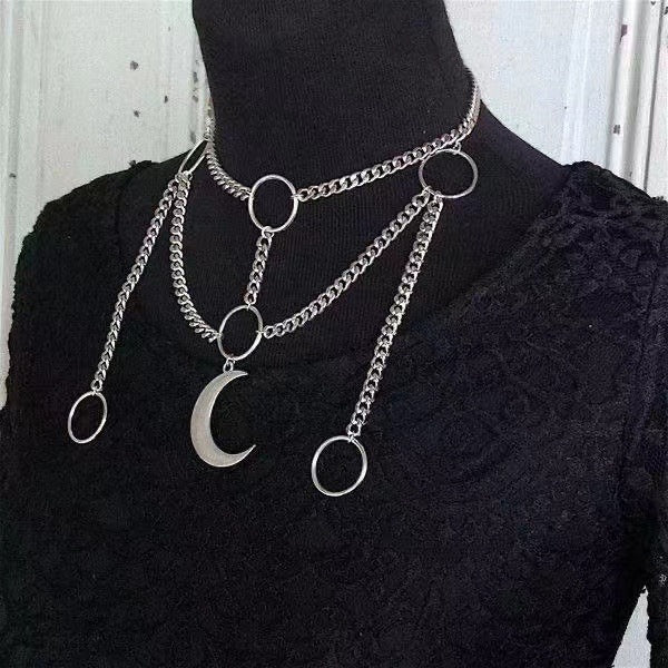 Veet Clavicle Chain Moon Cute Fashion Necklaces